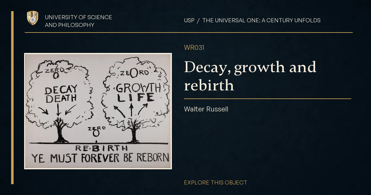 Decay, growth and rebirth