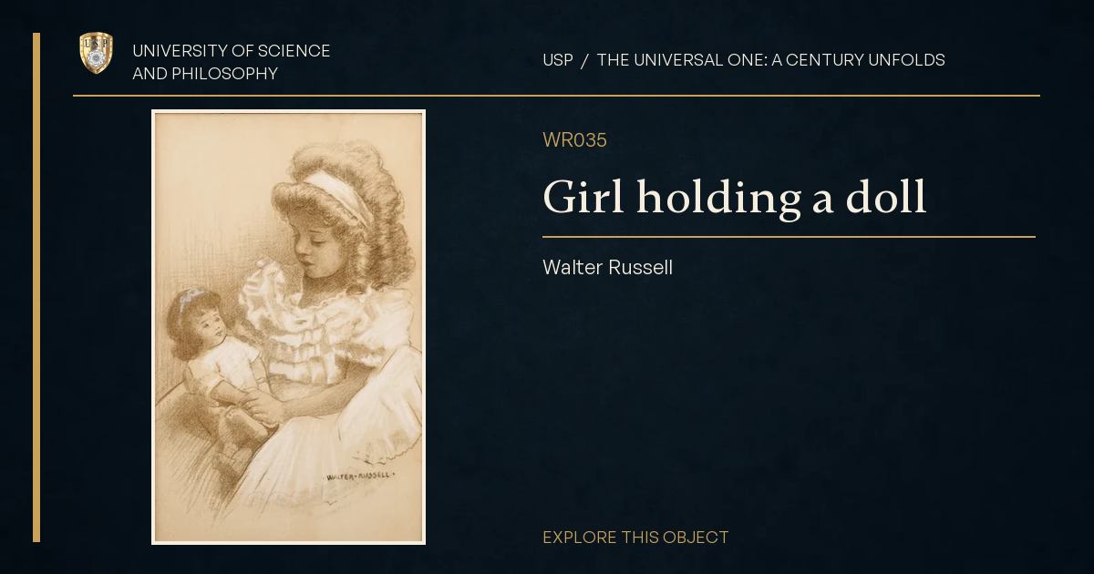 Girl holding a doll