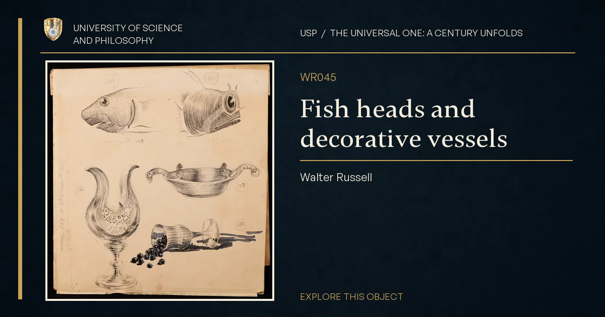 Fish heads and decorative vessels
