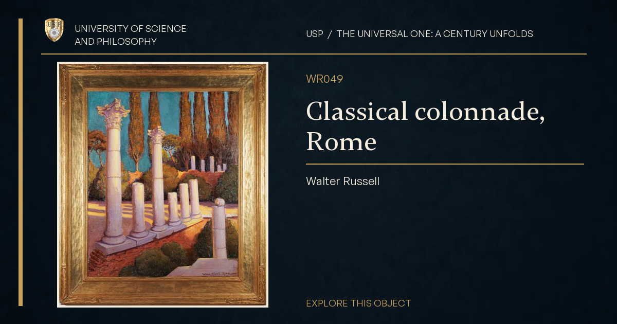 Classical colonnade, Rome