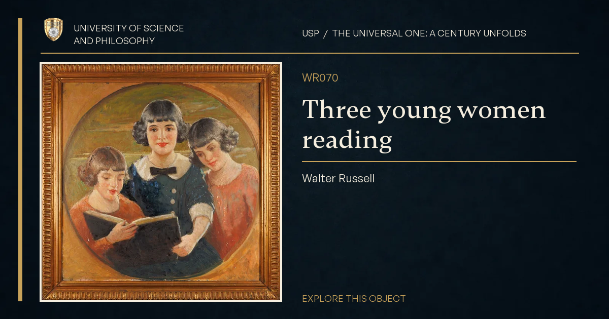 Three young women reading