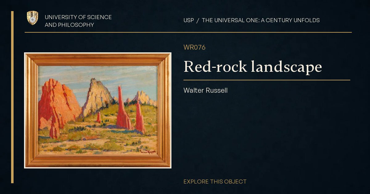 Red-rock landscape