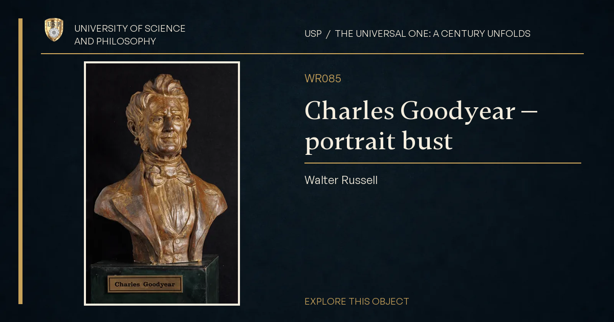 Charles Goodyear — portrait bust