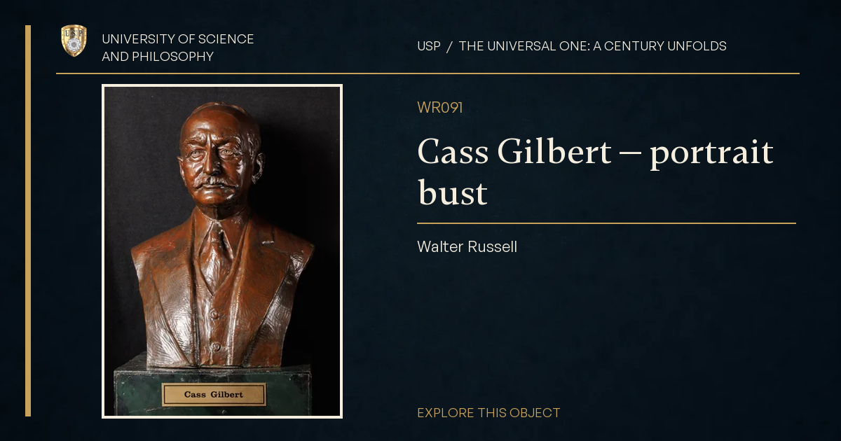 Cass Gilbert — portrait bust