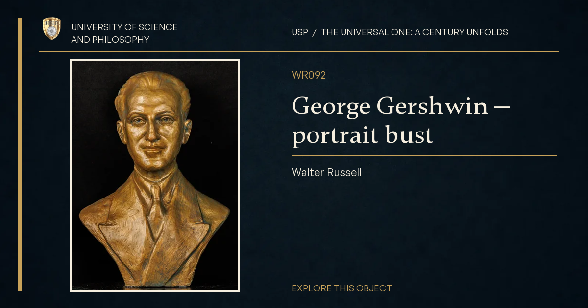 George Gershwin — portrait bust