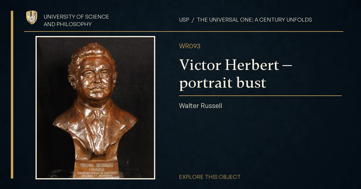 Victor Herbert — portrait bust