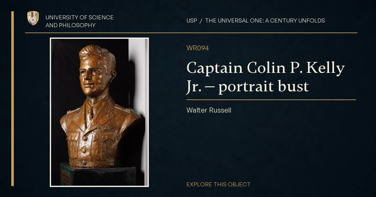 Captain Colin P. Kelly Jr. — portrait bust