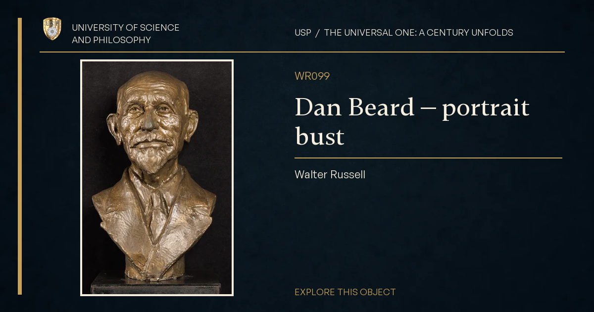 Dan Beard — portrait bust