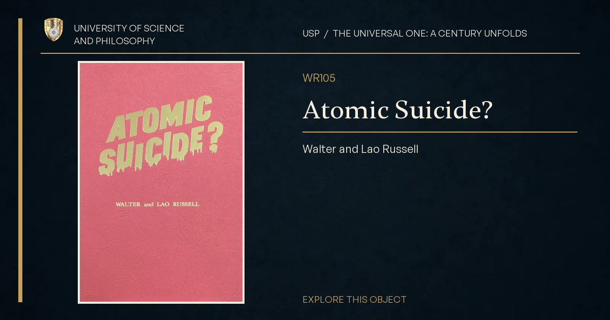 Atomic Suicide?