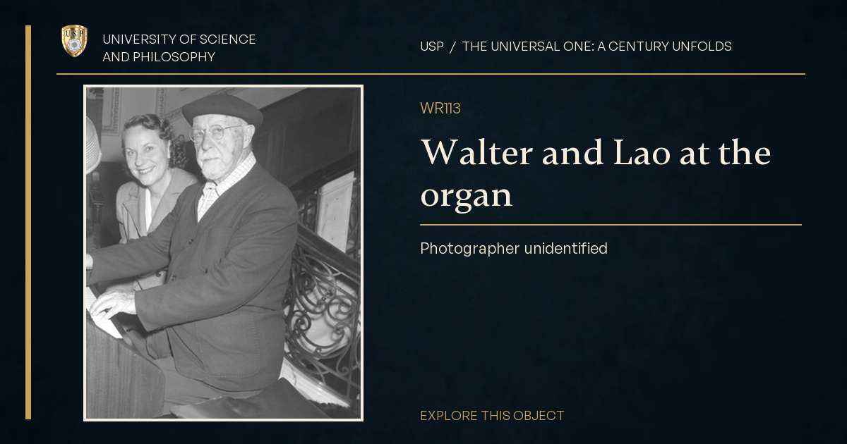 Walter and Lao at the organ